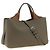 Tod's Borsa in pelle di vitello grigia - vista 2