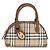 Borsa Burberry Primrose Top Handle Beige Check
