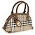 Borsa Burberry Primrose Top Handle Beige Check - vista 2