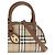 Borsa Burberry Primrose Top Handle Beige Check - vista 4