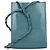 Jil Sander Borsa a tracolla in pelle verde - vista 3