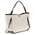Chloé Borsa a tracolla in cotone beige - vista 2