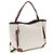Chloé Borsa a tracolla in cotone beige - vista 3