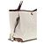 Chloé Borsa a tracolla in cotone beige - vista 4