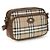 Burberry Borsa a spalla in cotone beige - vista 2