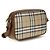 Burberry Borsa a spalla in cotone beige - vista 3
