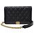 Chanel Borsa a tracolla Boy WOC in pelle caviar nera