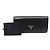 Prada Black Vitello Move Lettering Langbeutel