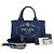 Prada Borsa Tote e Borsa a Tracolla Denim Kanapa