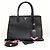 Prada Borsa Tote Saffiano Paradigm City Borsa a Tracolla Black