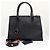 Prada Borsa Tote Saffiano Paradigm City Borsa a Tracolla Black - vista 4