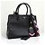 Prada Borsa Tote Saffiano Paradigm City Borsa a Tracolla Black - vista 6