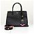 Prada Borsa Tote Saffiano Paradigm City Borsa a Tracolla Black - vista 8
