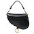 Dior Mini Saddle Bag aus schwarzem Leder - Ansicht 3