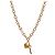 Dior Collana Heart Lock Key Gold
