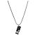 Dior Collar Trotter Plata Negro