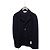 Thom Browne Navy Strick-Blazer mit Three-Stripes
