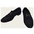 Hermès Mocassino Paris in pelle di capra scamosciata nera - vista 3