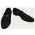 Hermès Mocassino Paris in pelle di capra scamosciata nera - vista 4