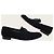 Hermès Mocassino Paris in pelle di capra scamosciata nera - vista 5