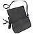 Prada Borsa a tracolla Mini Flap in pelle Vitello Daino Nera - vista 20