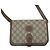 Gucci Mini borsa a tracolla interlocking beige e marrone - vista 5