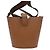 Gucci Mini Borsa Bucket in Pelle con Tracolla Web a Spalla e Crossbody Marrone - vista 5