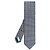 Salvatore Ferragamo Gancini Logo Pattern Silk Tie Navy