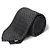 Salvatore Ferragamo Silk Tie with Gancini Logo Pattern Black