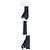 Salvatore Ferragamo Cravatta in seta jacquard monogram blu - vista 2