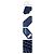 Salvatore Ferragamo Graphic Pattern All Over Silk Tie Navy - view 2