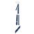 Salvatore Ferragamo Alphabet Logo Pattern Silk Tie Navy - view 2