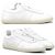 Tod's Leder-Sneaker mit Logo-Panel White