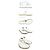 Tory Burch Mini Miller Jelly Flip Flop Silver - vista 2