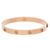 Tory Burch Miller Hinge Stud Armreif Rose Gold
