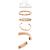 Tory Burch Miller Hinge Stud Armreif Rose Gold - Ansicht 2