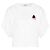 Isabel Marant Logo Leinen T-Shirt White Burgundy WHBY
