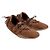 Acne Sneakers basse stringate in camoscio Marrone