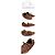 Acne Sneakers basse stringate in camoscio Marrone - vista 2