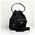 Prada Borsa a Secchiello in Nylon con Logo Triangle Large Nera - vista 3
