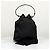 Prada Borsa a Secchiello in Nylon con Logo Triangle Large Nera - vista 4