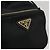 Prada Borsa bucket in nylon con logo triangolare Nero - vista 8