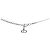 Collar Dior plata - vista 3