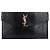 Autre Marque Clutch Envelope Cassandra Monogram com Relevo de Crocodilo e Ferragens Douradas Small - vista 3