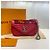Louis Vuitton Borsa a Tracolla New Wave Flap Chain MM Rossa - vista 2