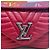Louis Vuitton Borsa a Tracolla New Wave Flap Chain MM Rossa - vista 3