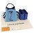 Néonoé Louis Vuitton Borsa a tracolla Neo Noé BB in pelle Epi blu - vista 8