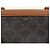 Céline Clutch con catena Triumph in tela e vitello - vista 3