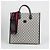 Gucci Borsa Tote Medium Interlocking Beige Blue - vista 2