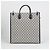 Gucci Borsa Tote Medium Interlocking Beige Blue - vista 4